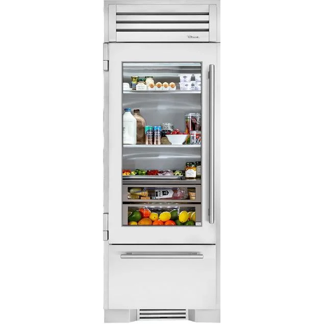 True Residential 30-inch, 18.1 cu. ft. Built-in Bottom Freezer Refrigerator with Ice Maker TR-30RBF-L-SG-A