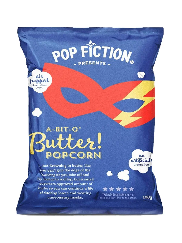 POP FICTION POPCORN BUTTER 100G