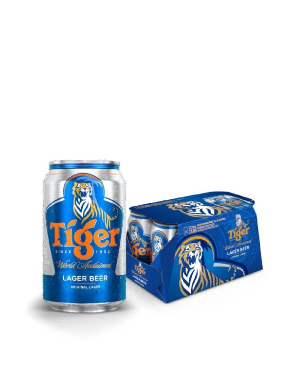 TIGER BEER CAN 6X320ML