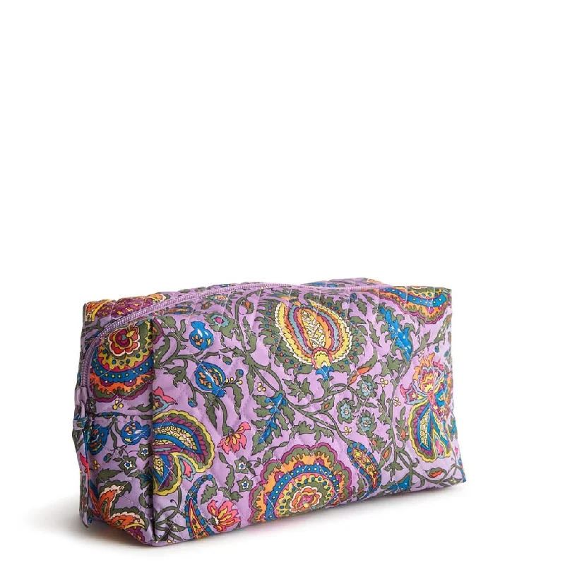 Vera Bradley : Large Cosmetic Bag -  Marrakesh in Cotton Gabardine