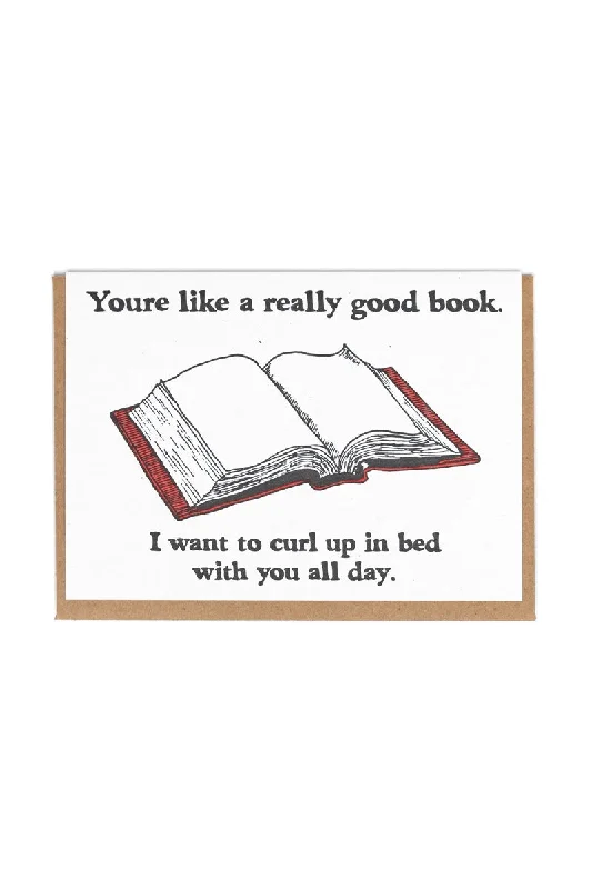 Good Book Greeting Card