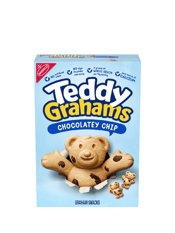 NABISCO TEDDY GRAHAM CHOCOLATE CHIP COOKIES 10OZ