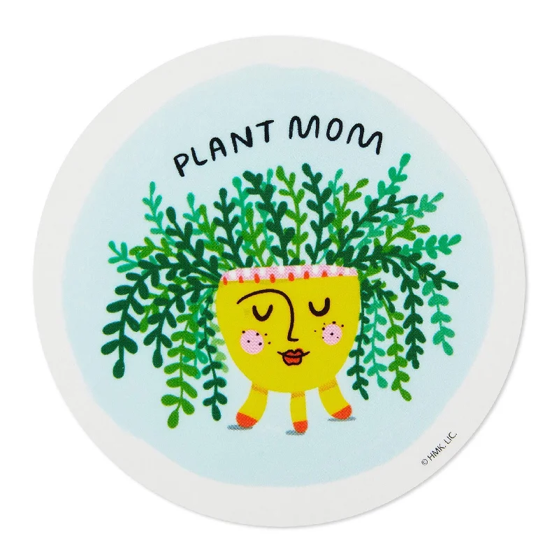 Hallmark : Plant Mom Round Vinyl Decal