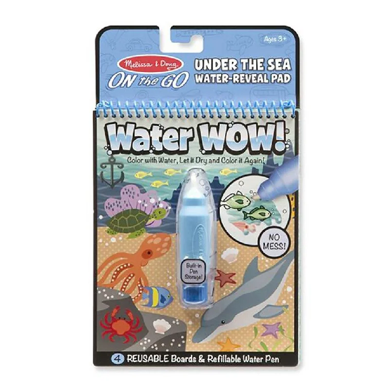 Melissa & Doug : Water Wow! - Under The Sea Water Reveal Pad - On the Go Travel Activity