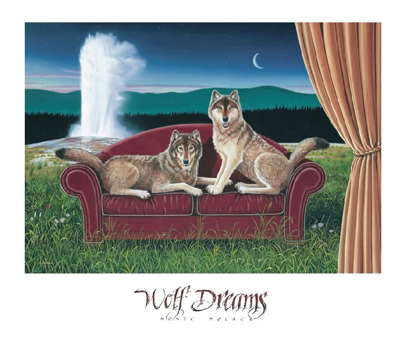 Wolf Dreams - Note card