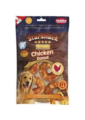 50452 NOBBY StarSnack Barbecue Chicken Donut 5,0 cm, 5 Pcs, 110 g