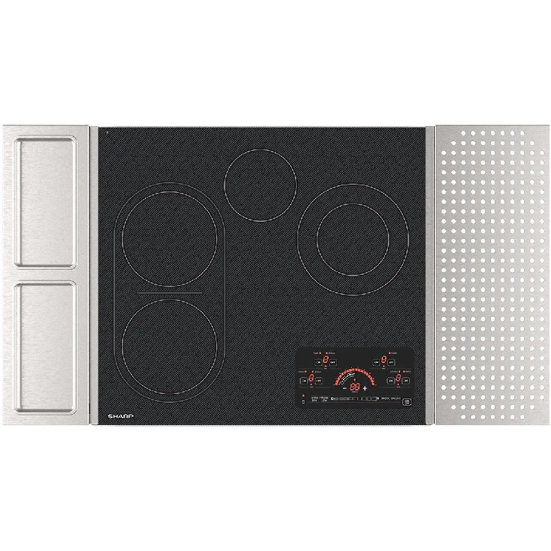 Sharp 24-inch Built-in Electric Cooktop SCR2442FBSP