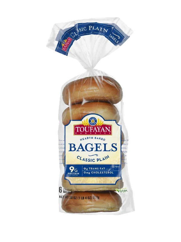 TOUFAYAN CLASSIC PLAIN BAGELS 537G