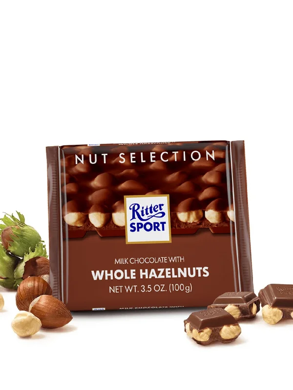 RITTER SPORT WHOLE HAZELNUT 100GM