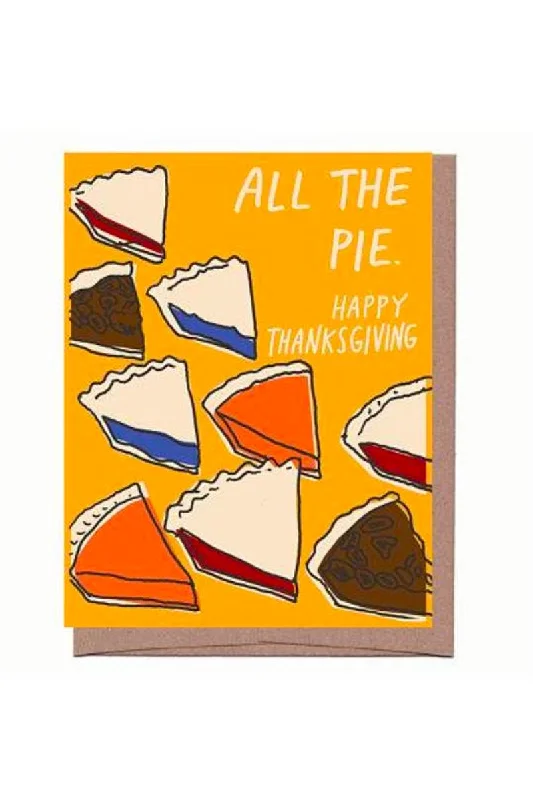 All The Pie Thanksgiving Card