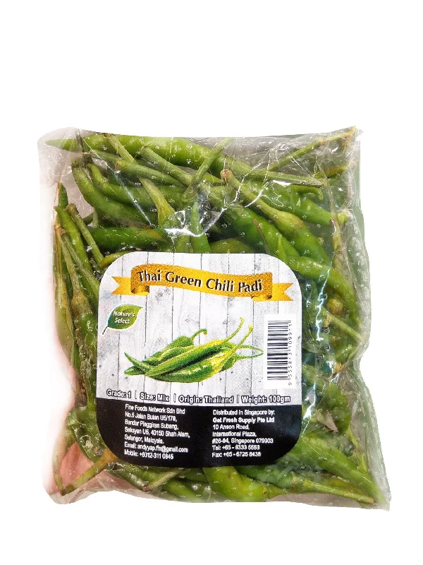 THAI GREEN CHILI PADI 100G