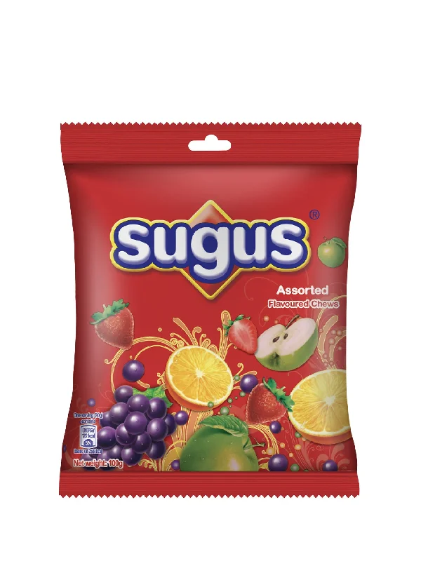 SUGUS ASSORTED POUCH 100G