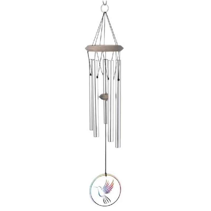 Woodstock Chimes : Habitats Chimes -Glass Hummingbird