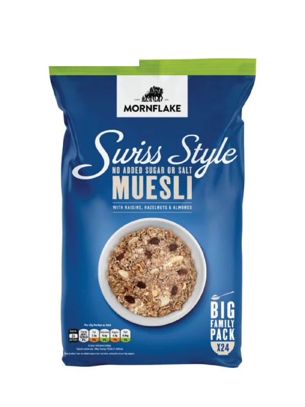 MORNFLAKE SWISS STYLE MUESLI NO SUGAR 1.1KG