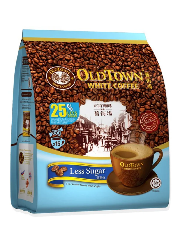 OLD TOWN 3IN1 W/CAFE LESS SUGAR 15SX35G