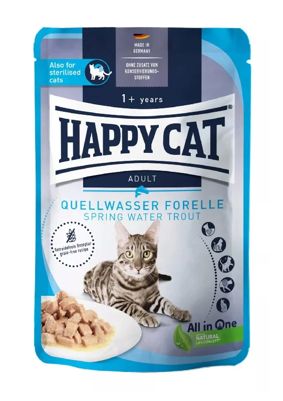 Happy Cat Wet Food Spring Water Trout Sterilised 85g