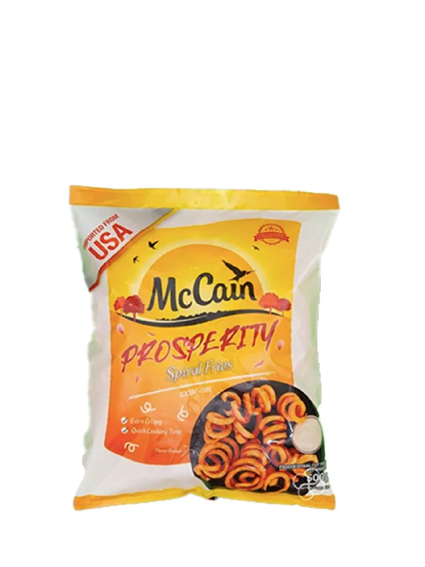 MCCAIN PROSPERITY SPIRAL FRIES 600G