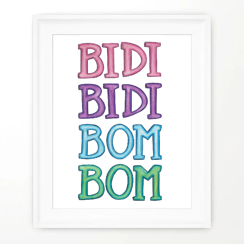 BIDI BIDI BOM BOM PRINT | Selena Print | Español Print | Latinx Wall Decor | Best of Latin Art | Como La Flor | Latina Pop Print | Latina Power | Selena Quintanilla Print