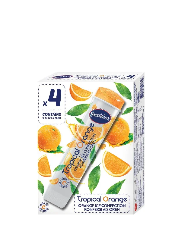 SUNKIST TROPICAL ORANGE TUBE 4X75ML