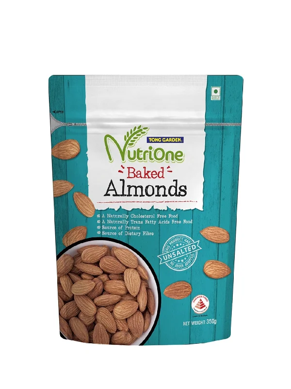 NUTRIONE BAKED ALMONDS UNSALTED 330G