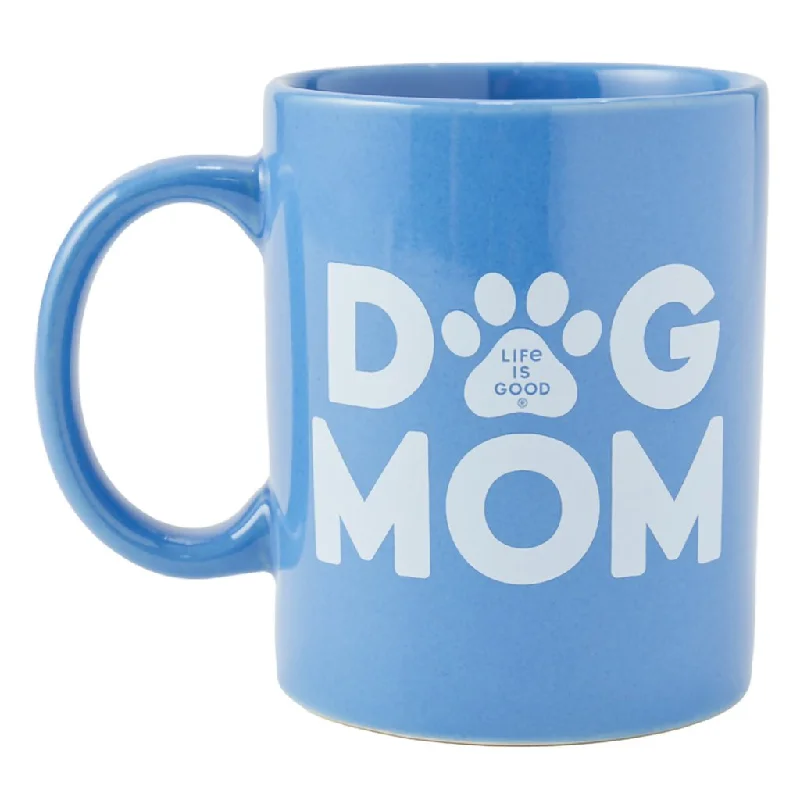 Life Is Good : Dog Mom Jake's Mug in Cornflower Blue