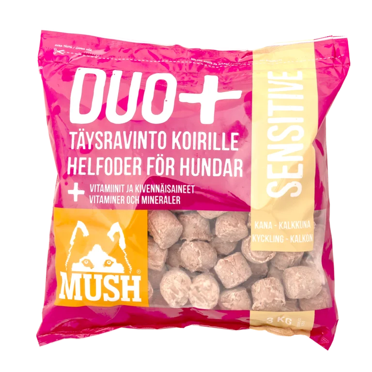 Frozen Raw Dog Food - Duo+ Sensitive (Chicken & Turkey)