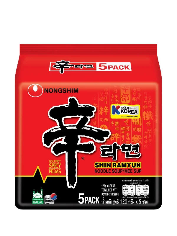 NONGSHIM SHIN RAMYUN 5X120GM