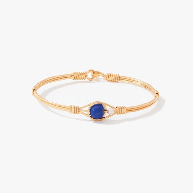 Ronaldo Jewelry : Always By My Side™ Bracelet - Gold Lapis