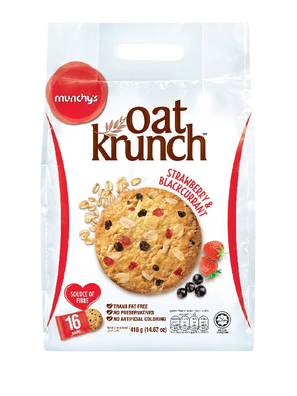 MUNCHYS OAT KRUNCH S/BERRY&B/CURRANT 390G