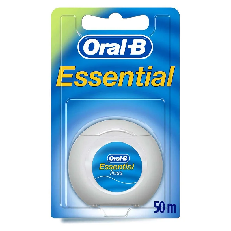 Oral-B Essential Waxed Mint Floss 50m