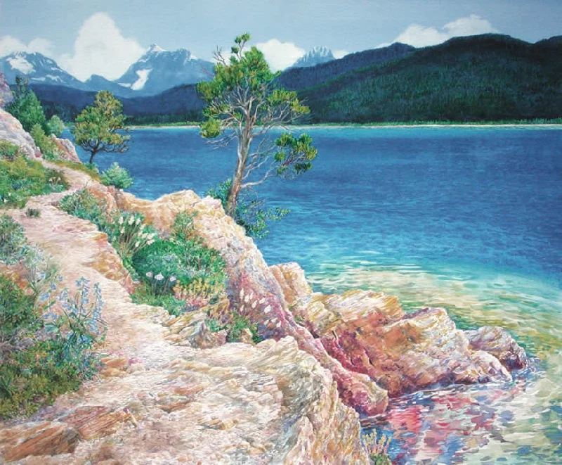 Lake McDonald in Summer - Note card