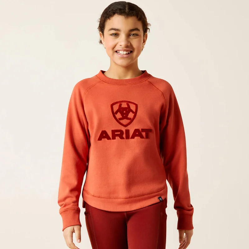 Ariat Youth Benicia Sweatshirt - Burnt Brick