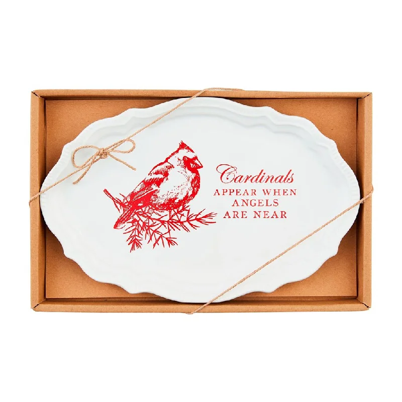 Mud Pie : Cardinal Sentiment Tray