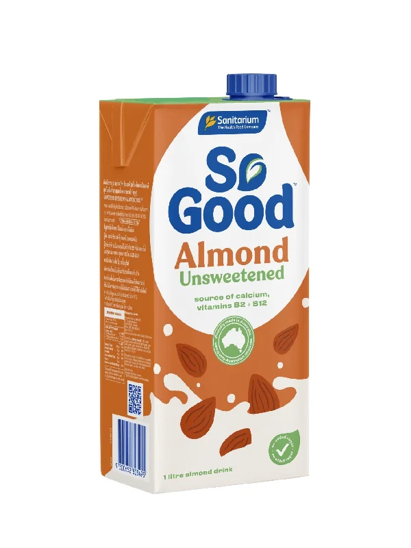 SANITARIUM SO GOOD ALMOND MILK UNSWEETENED 1L