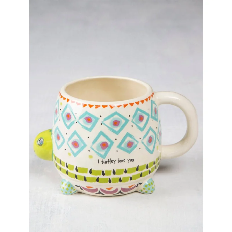 Natural Life : Folk Art Coffee Mug - Myrtle The Turtle