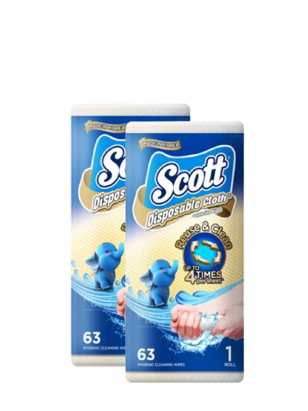 SCOTT DISPOSABLE CLOTH 63SX2R