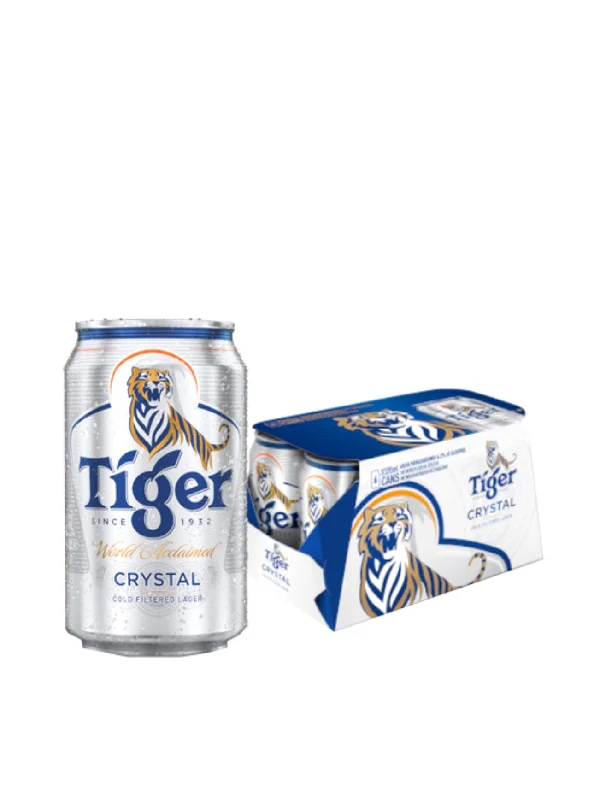 TIGER CRYSTAL CAN 4X320ML