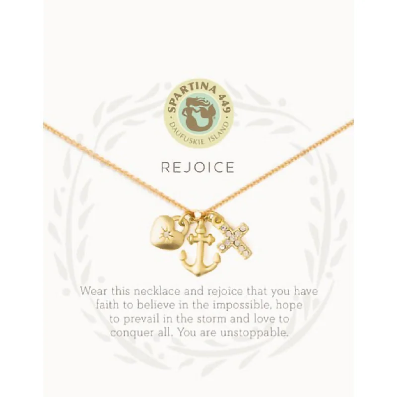 Spartina 449 : Sea La Vie Rejoice Necklace- Gold