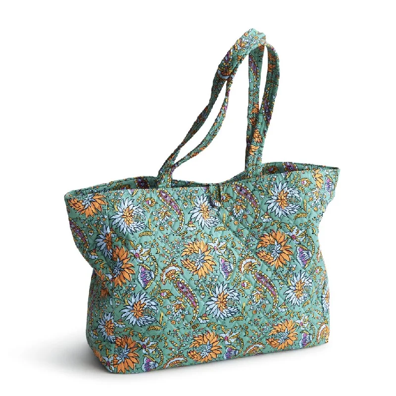 Vera Bradley : Hathaway Tote Bag - Gemstone Paisley in Cotton Gabardine