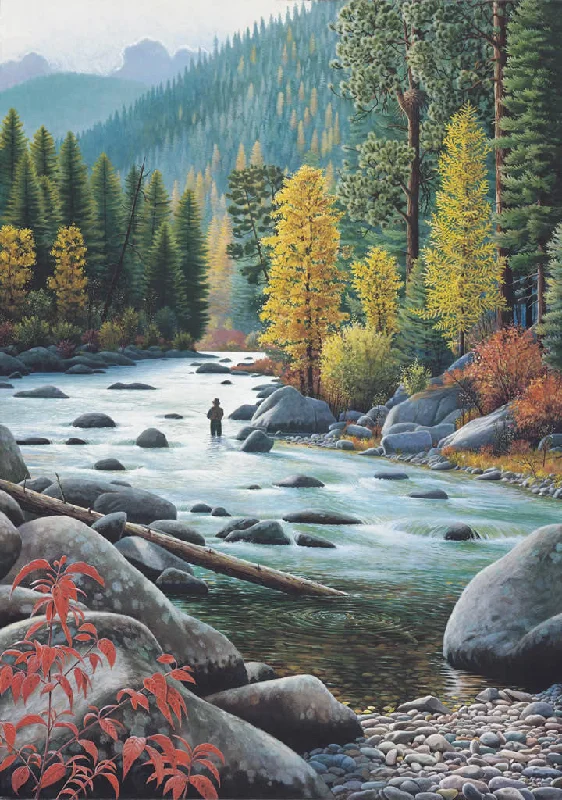 Rock Creek in Autumn - Note card