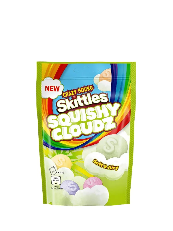 SKITTLES SQUISHY CLOUDZ SOURZ 94G