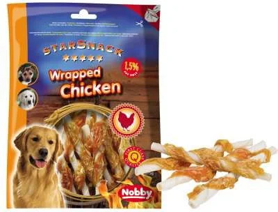 70069 NOBBY StarSnack Barbecue Wrapped Chicken  375g