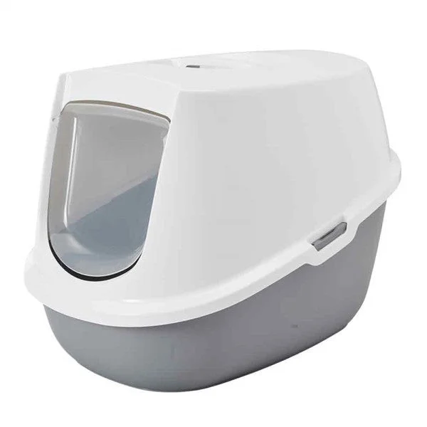 62184 NOBBY Cat toilet "Robin" cool grey 54,5 x 39 x 39 cm