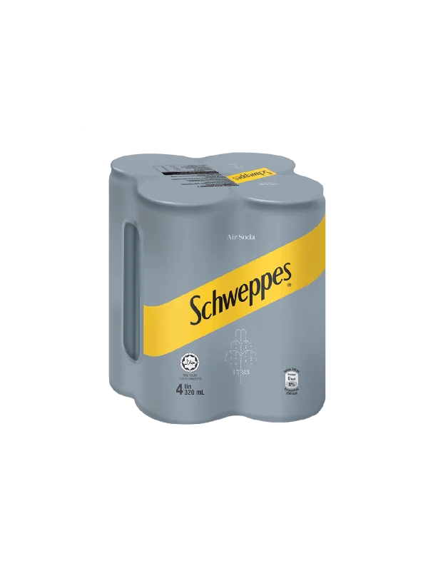 SCHWEPPES SODA WATER 4X320ML