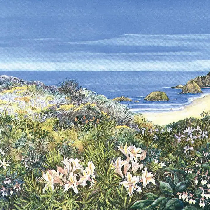 Coastal Wildflowers - Note card