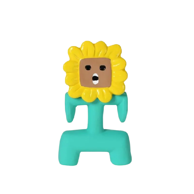 Sunflower Rubber Dog Toy