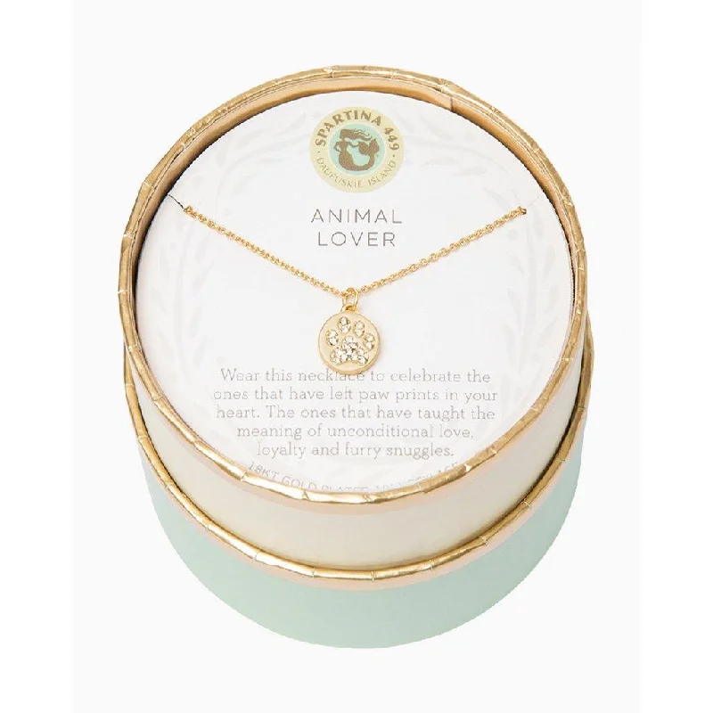 Spartina : Sea La Vie Animal Lover Necklace Gold Tone