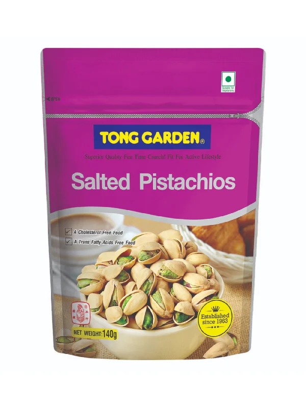 TONG GARDEN SALTED PISTACHIOS 140GM