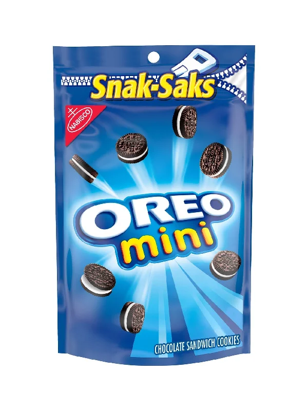 NABISCO OREO MINI CHOC SANDWICH SNAK SAK 8OZ