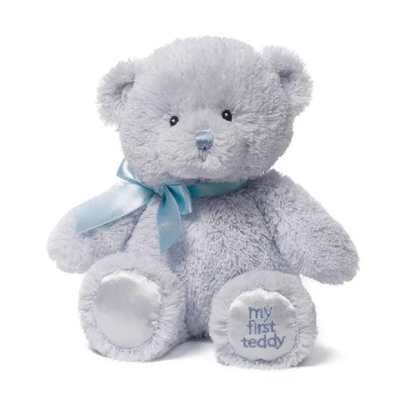 Gund : My First Teddy, Blue 10 In